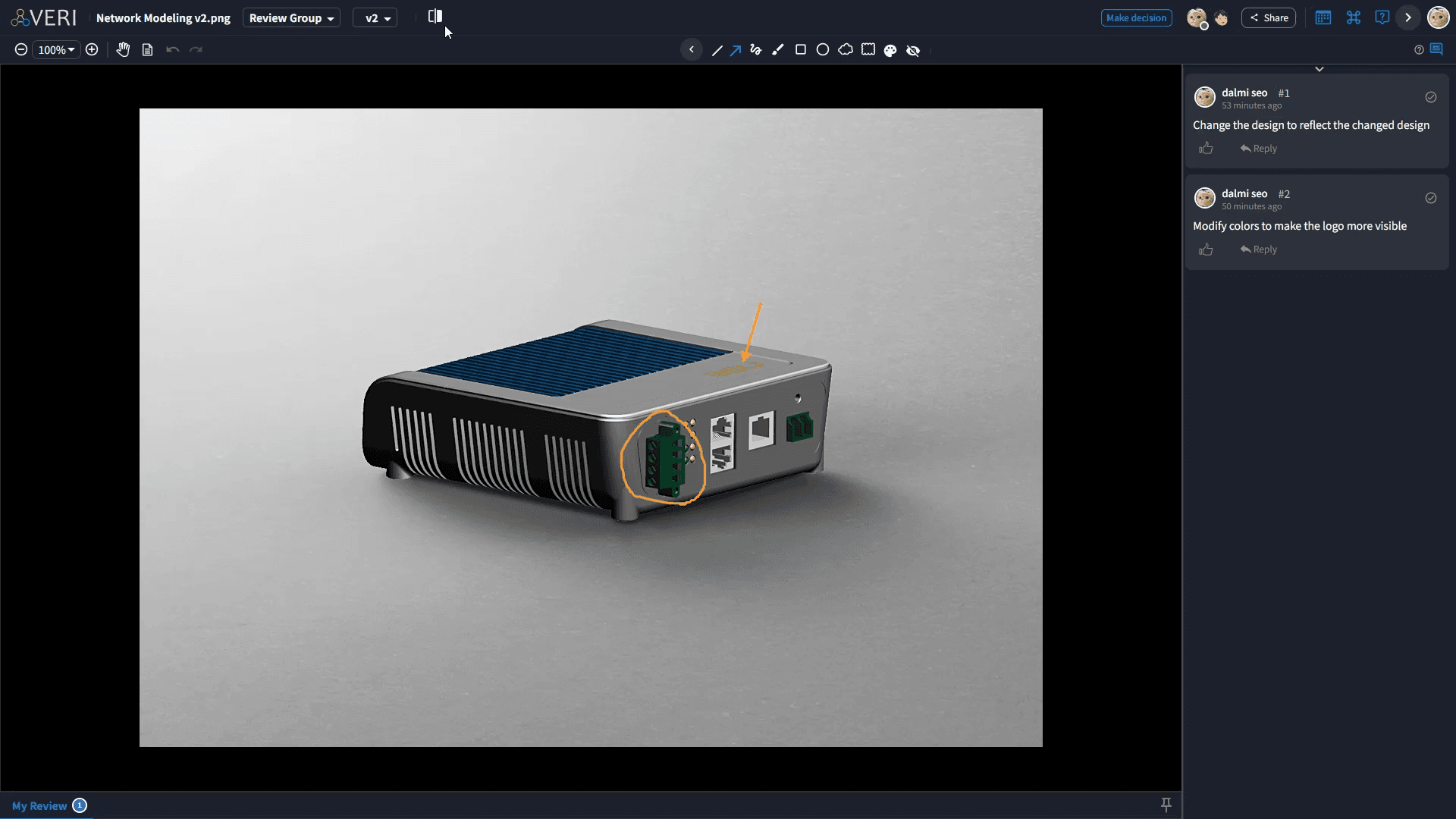 Convenient Revision Uploading and Comparison Feature