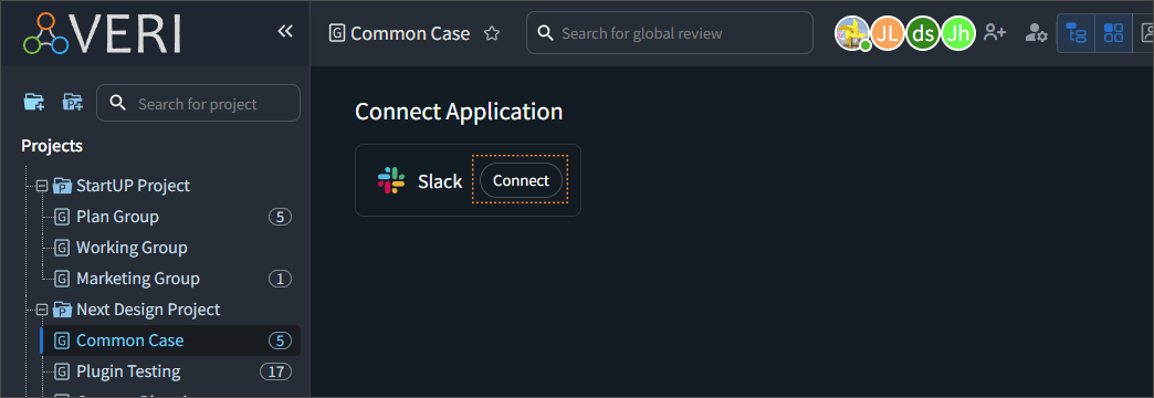 Connect Slack