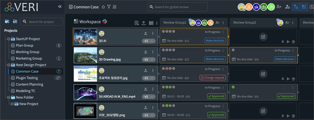 Create a review & upload files